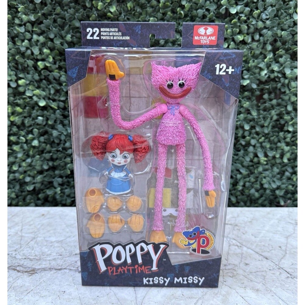 McFarlane Toys Poppy Playtime Kissy Missy 7” Action Figure -NEW-